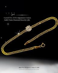 #LVNA2024 | LVNA Signatures Unisex Solid Chain Diamond Bracelet 18kt