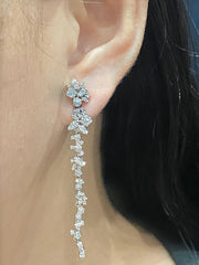 Chandelier Diamond Earrings 14kt