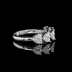 #ThePromise | Heart Half Eternity Diamond Ring 14kt