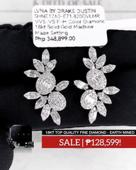 CLEARANCE | LVNA Fine Diamond Earrings 18kt