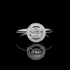 #LVNA2024 | Classic Round Baguette Deco Diamond Ring 14kt