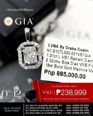 #LVNA2024 | 1.01ct L VS1 Radiant Cut Center Halo Paved  Diamond Pendant Necklace GIA Certified 18kt