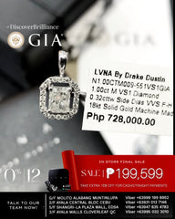 #LVNA2024 | 1.00ct M VS1 Radiant Cut Center Halo Paved  Diamond Pendant Necklace GIA Certified 18kt