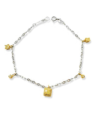 #LVNA2024 | Rare Fancy Yellow Colored Diamonds Station Diamond Bracelet 18kt