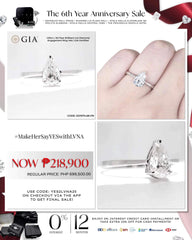 1.00ct L SI2 Pear Brilliant Diamond Engagement Ring 14kt | GIA Certified