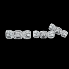#LVNA2024 | Trio Cushion Half Eternity Diamond Jewelry Set 14kt