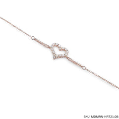 #TheSALE | Rose Heart Diamond Bracelet 14kt
