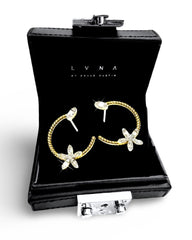 #LVNA2024 | Golden Rosita Marquise Overlap Diamond Earrings 14kt