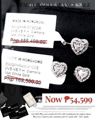 #LVNA2024 |  Classic Heart Invisible Setting Diamond Jewelry Set 14kt