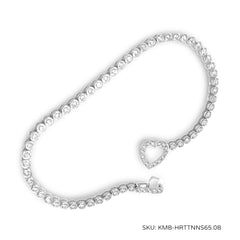 #TheSALE | Heart Round Tennis Diamond Bracelet 18kt