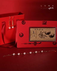 The vault | 24k Chinese Gold Koi & 18kt Akoya Pearl Earrings & Bracelet  + FREE 24kt Lucky Golden Boat & ₱10,000 worth of LVNA GCs
