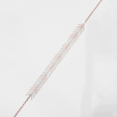 LVNA Signatures Rose Multi Tone Marquise Choker Feather Diamond Necklace | Editor’s Pick