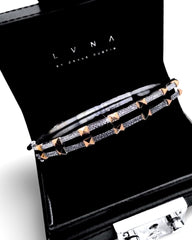 #LVNA2024 | Rose Studded Bangle Diamond Bracelet 14kt