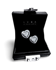 #LVNA2024 | Marquise Twin Heart Stud Diamond Earrings 14kt