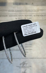 #LVNA2024 |  Large In & Out Paved Hoop Diamond Earrings 14kt