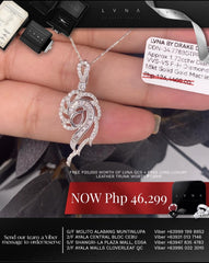 #LVNA2024 |  LVNA Signatures Pear Baguette Deco Diamond Necklace 18kt