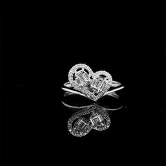 #LVNA2024 | Classic Heart Halo Diamond Ring 14kt