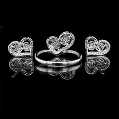 #LoveIVANA | Classic Heart Halo Diamond Jewelry Set 14kt