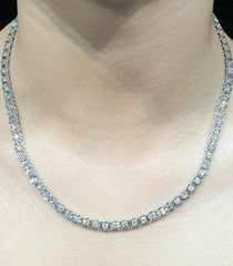 #LVNA2024 | Full Eternity Round Enlarger Tennis Diamond Necklace 18kt