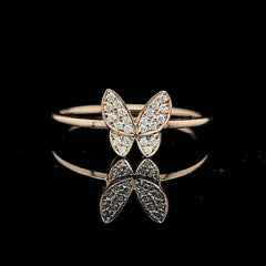 #LoveIVANA | Rose Butterfly Diamond Ring 18kt