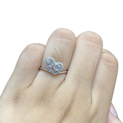 CLEARANCE BEST | Classic Wear Heart Oval Halo Diamond Ring 14kt