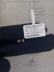 #LVNA2024 | Golden Heart Stud Diamond Earrings 18kt