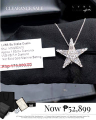 5년 | 슈팅 스타 드롭 다이아몬드 목걸이 16-18" 18kt 화이트 골드 체인