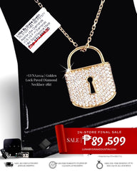 #LVNA2024 | Golden Lock Paved Diamond Necklace 18kt