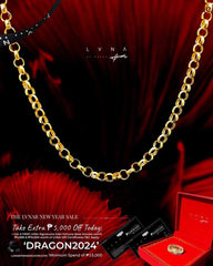 #LVNA2024 | Golden Rope Chain Necklace 18kt 16”