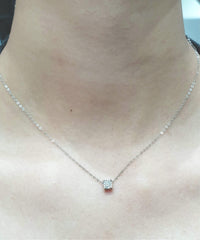 #LoveLVNA | Classic Round Diamond Necklace 14kt