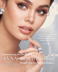 #LVNA2024 LVNA Signatures  | The Ivana Heart Key Dancing Diamond Eternity Pearl Necklace 18kt