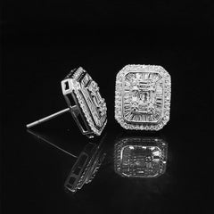 #LVNA2024 | Jumbo Emerald Baguette Diamond Earrings 14kt