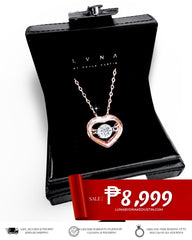 #LVNA2024 | Rose Pendant Heart Dancing Diamond Necklace 18kt 16-18”