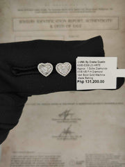 #LoveIVANA | Caged Heart Diamond Earrings 14kt
