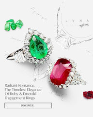 #LVNA2024 | LVNA Signatures Deco Green Emerald Gemstones Diamond Earrings 18kt