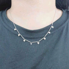#TheSALE | Heart Station Diamond Necklace 14kt