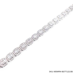 #TheSALE | Square Edge Eternity Baguette Diamond Bracelet 14kt