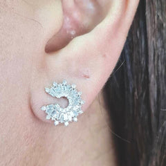 #TheSALE | Creole Baguette Diamond Earrings 18kt