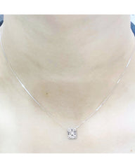 #LVNA2024 | Classic Invisible Setting Emerald Diamond Necklace 18kt