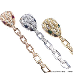 #TheSALE | Serpent Gemstone Diamond Bracelet 14kt