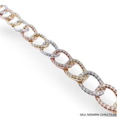 #TheSALE | Multi Tone Chain Diamond Bracelet 14kt