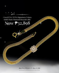 #LVNA2024 |  LVNA Signatures Unisex Solid Chain Diamond Bracelet 18kt