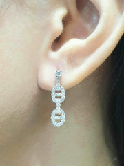 #LVNA2024 | Classic Chain Drop Diamond Earrings 18kt