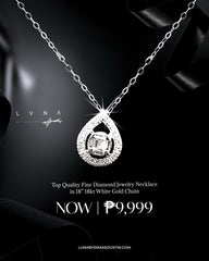 Fine Diamond Necklace in 16-18” 18kt | #LoveLVNA