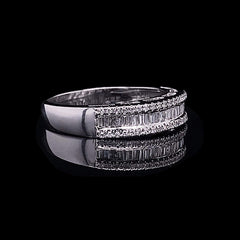PREORDER | Baguette Eternity Diamond Ring 14kt