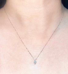 #LVNA2024 |  Classic Marquise Diamond Necklace in 16-18” 18kt White Gold Chain