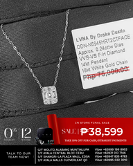 #LVNA2024 |  Classic Invisible Setting Emerald Diamond Necklace 18kt