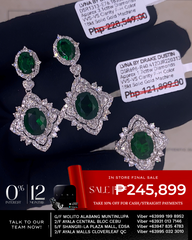 #LVNA2024 | Columbian Green Emerald Diamond Jewelry Set 18kt