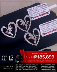 #LVNA2024 | Heart Baguette Paved Diamond Jewelry Set 18kt