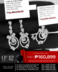 #LVNA2024 | Baguette Deco Dangling Diamond Jewelry Set 14kt